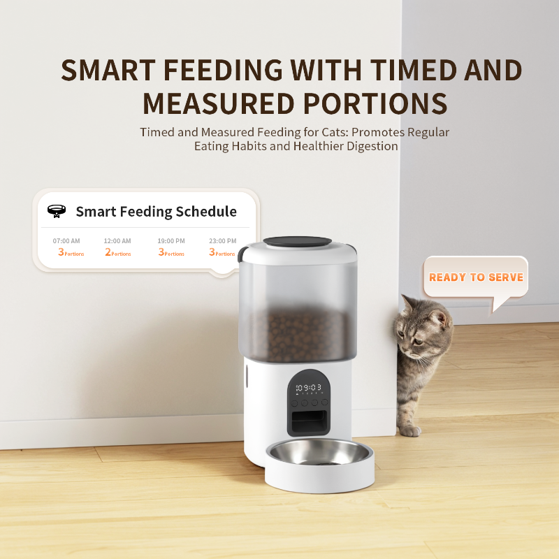 TippyCare Smart 2-in-1 Pet Feeder &amp; Water Dispenser – The Ultimate Feeding Solution for Your Pet!